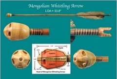 Mongolian whistling arrow