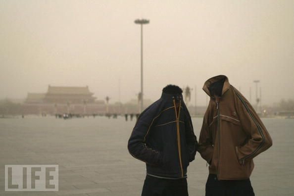 Mongolian dust reaches Beijing often