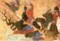Казахи 16 век, картинка с Восточного Туркестана