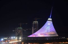 ночная Астана